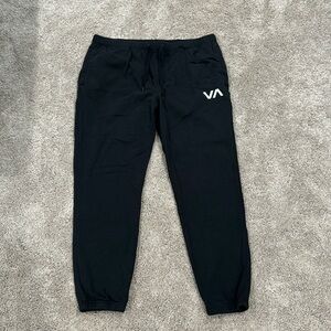 Black RVCA sweatpants 2XL
